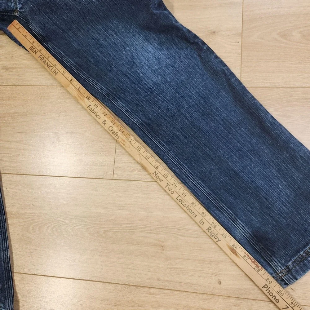 Duluth Trading Co Jeans Mens 34x32 Blue Ballroom Double Flex Relaxed Stretch